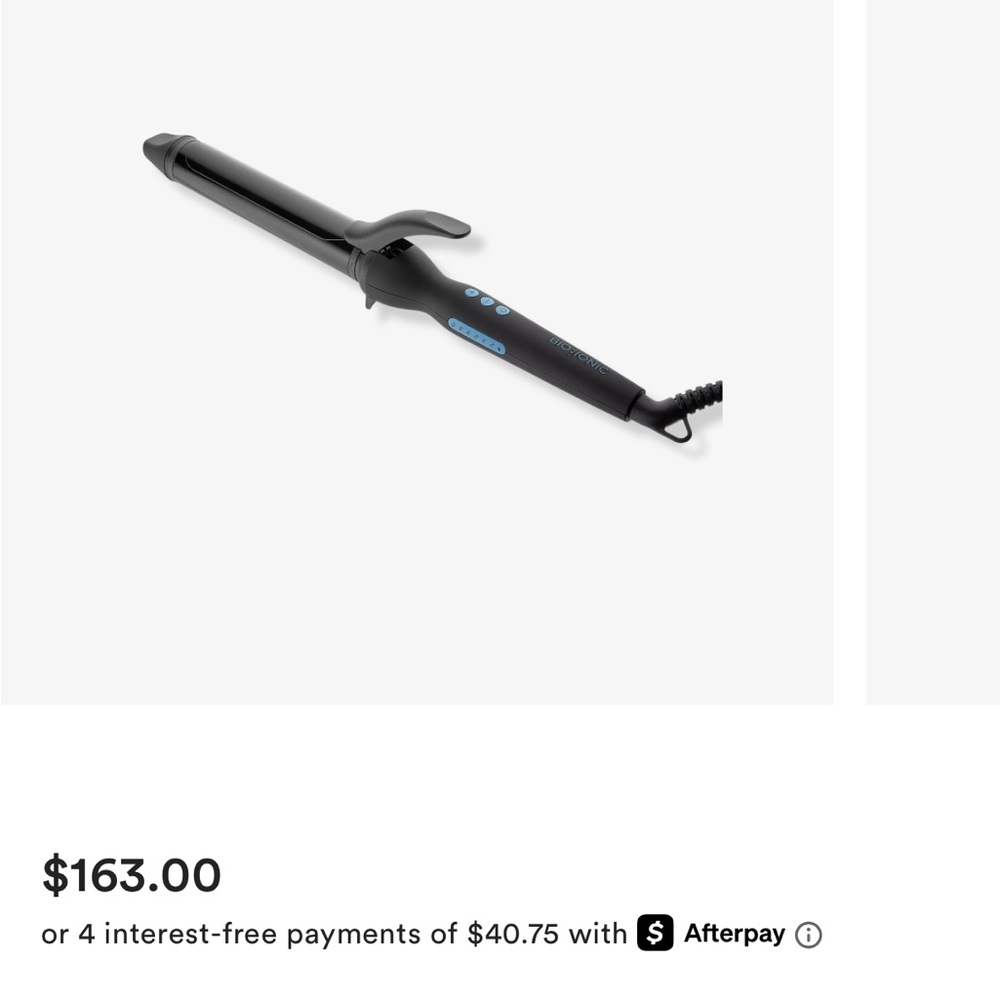 Bio Ionic 1 1/4” Curling Iron